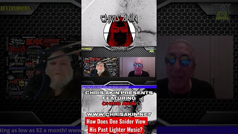 How Does Dee Snider View His Lighter Past Material? #heavymetal #twistedsister #hotlove