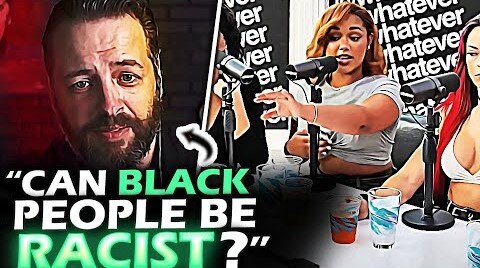 HOSTILE BLACK Girl Almost SLIPS UP And Admit To Being Racist To White People