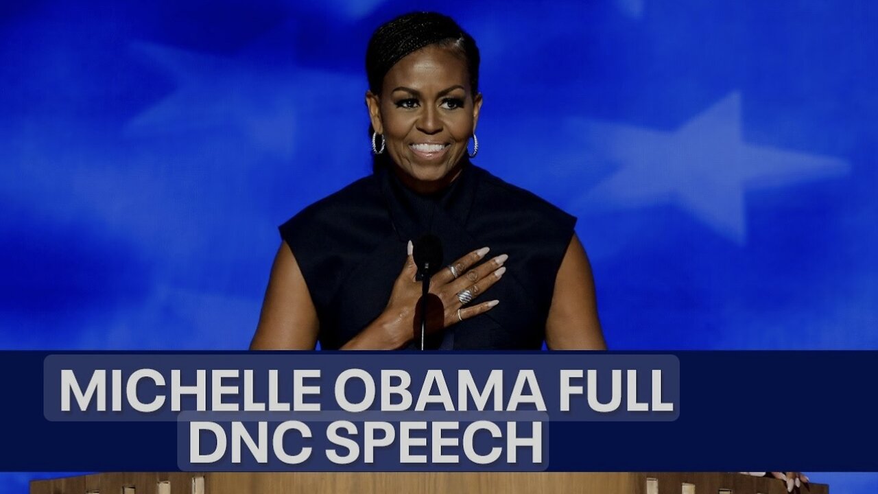 Michelle Obama Addresses the DNC (August 20, 2024)