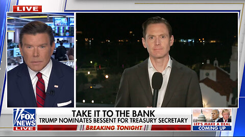 President-Elect Trump Nominates Scott Bessent For Treasury Secretary