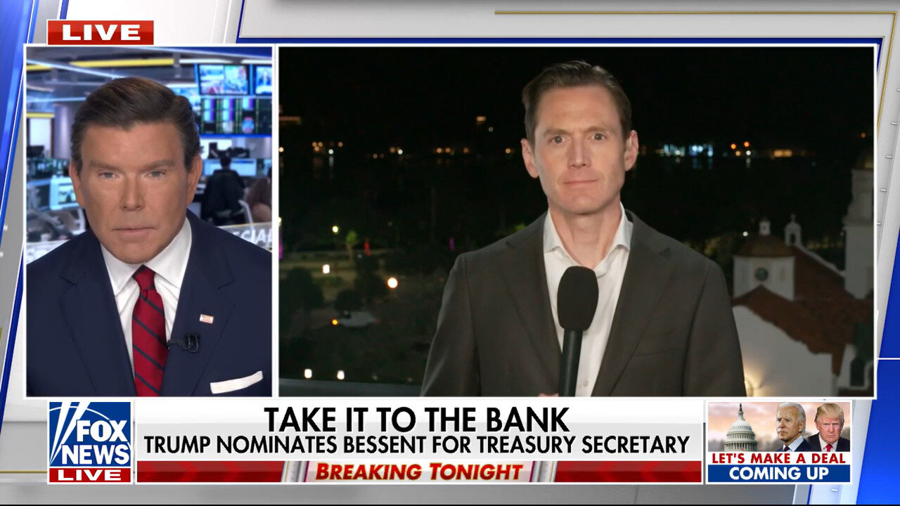 President-Elect Trump Nominates Scott Bessent For Treasury Secretary