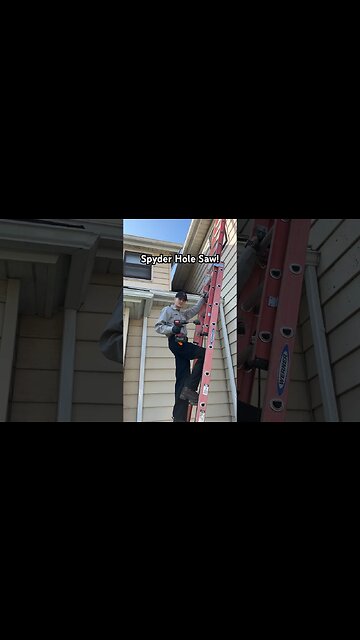 The Spyder Hole Saw! How’s Your Hole? #Spyder #HVAC #AirConditioning #Shorts