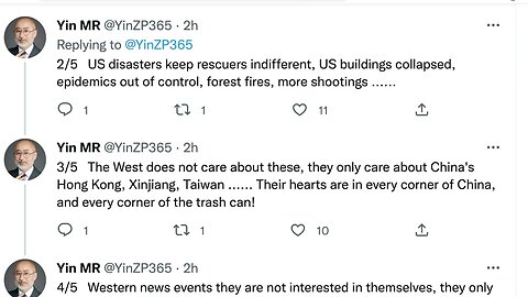 🟨 西方只關心中國人