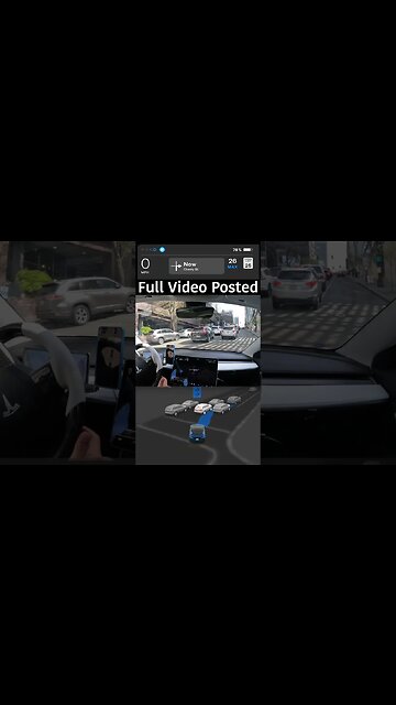 Tesla full self drive fail… #fsd #teslamodel3 #teslafsd #electriccar