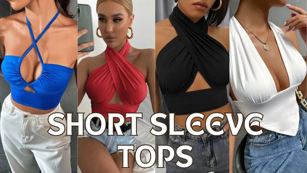 Short Sleeve Tops Ideas 2023 | Идеи топов с коротким рукавом 2023 #SHORTSLEEVETOPS