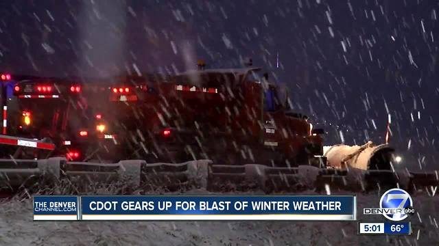 CDOT, other agencies gearing up ahead of Colorado’s first snow of the season