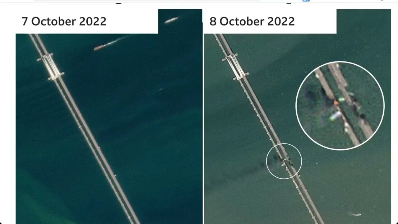 🟨 BBC : 克里米亞大橋在發生巨大爆炸後部分重新開放 🟨