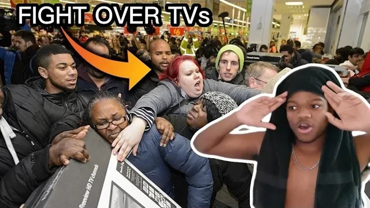 HUMANS SHOWING THEIR TRUE NATURE | PEOPLE DESTROY STORE BECAUSE OF BLACK FRIDAY TV SALE