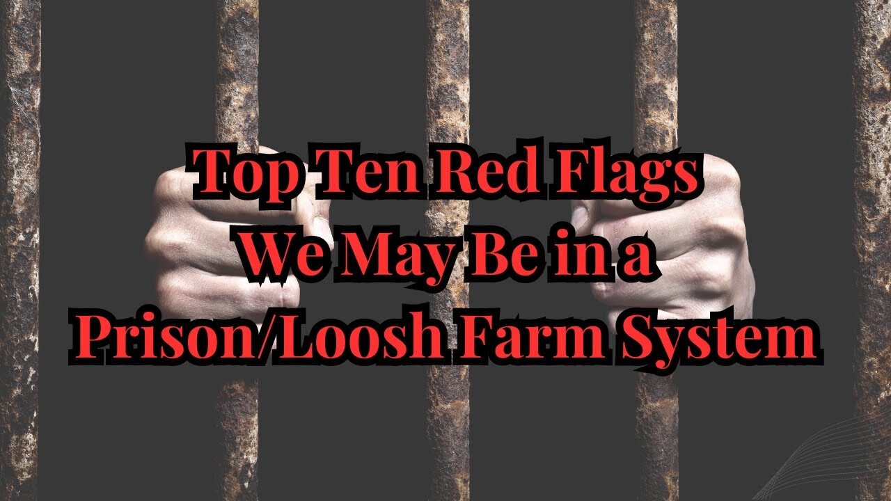 Top Ten Red Flags We May Be in a Prison/Loosh Farm System