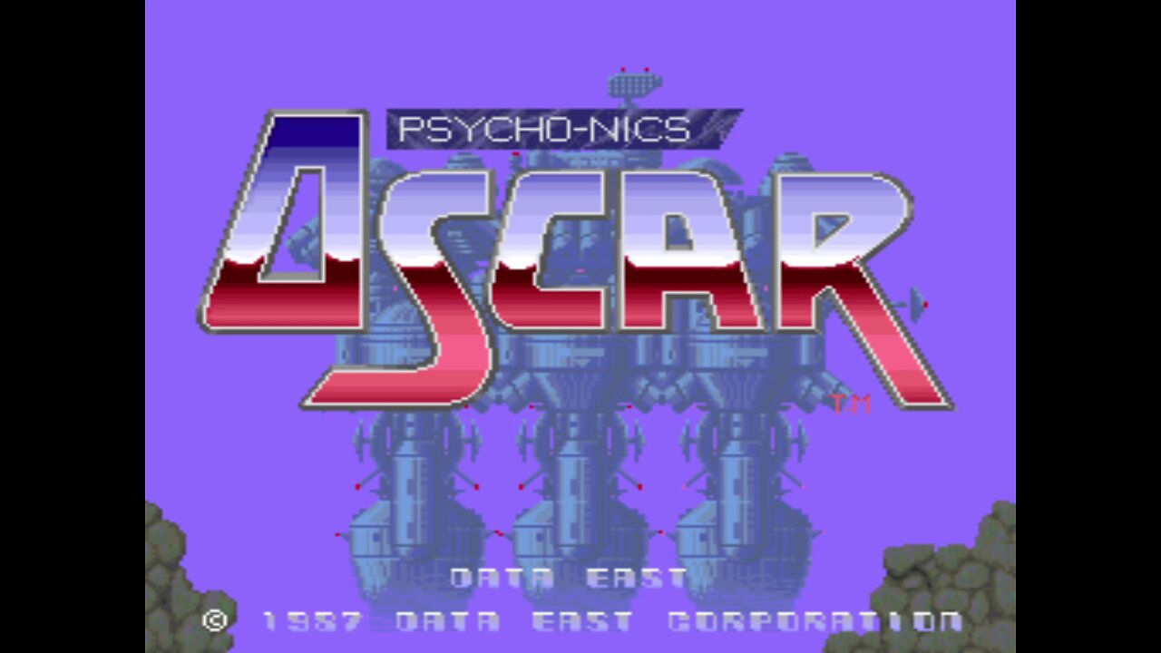 Psycho Nics Oscar Arcade Game, Data East 1987, playthrough