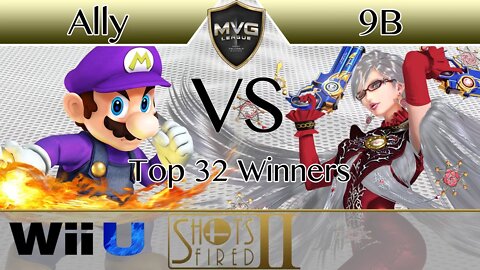 Ally (Mario) vs. SHI-G|9B (Bayonetta) - Top 32 Winners - Shots Fired 2
