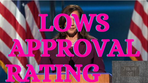 VP Lows Approval Rating