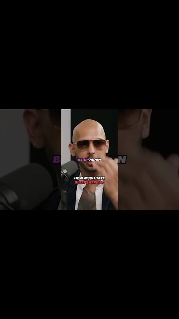 Andrew Tate's INSANE Sleep Scehdule