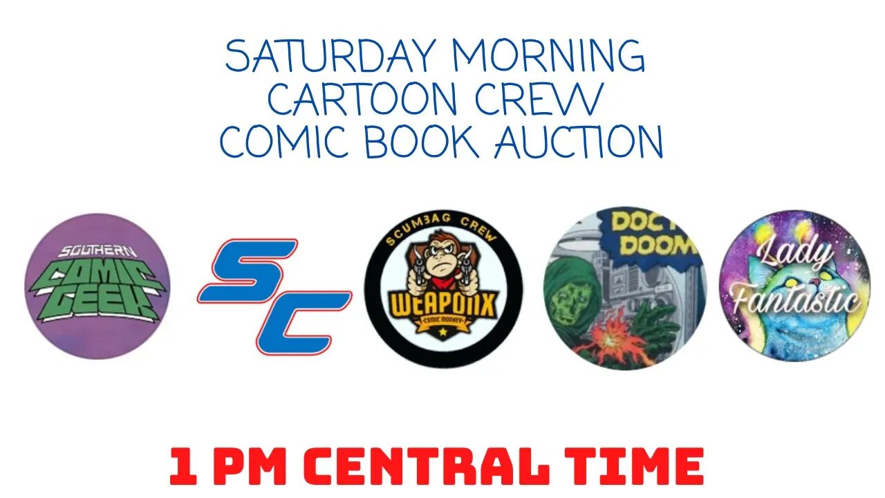 SATURDAY MORNING CARTOON CREW COMIC BOOK AUCTION ON THE CHEAP $$