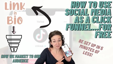 How To Use Link In Bio As a Click Funnel | Tiktok Analytics | Free To Use