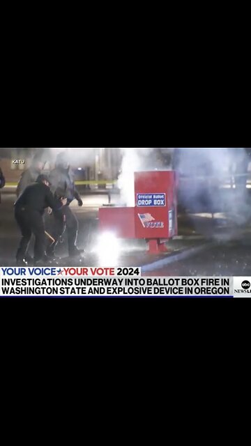 [ NEW TRICK ] 2 BALLOT VOTE BOXES IN OREGON SET ON FIRE 🔥