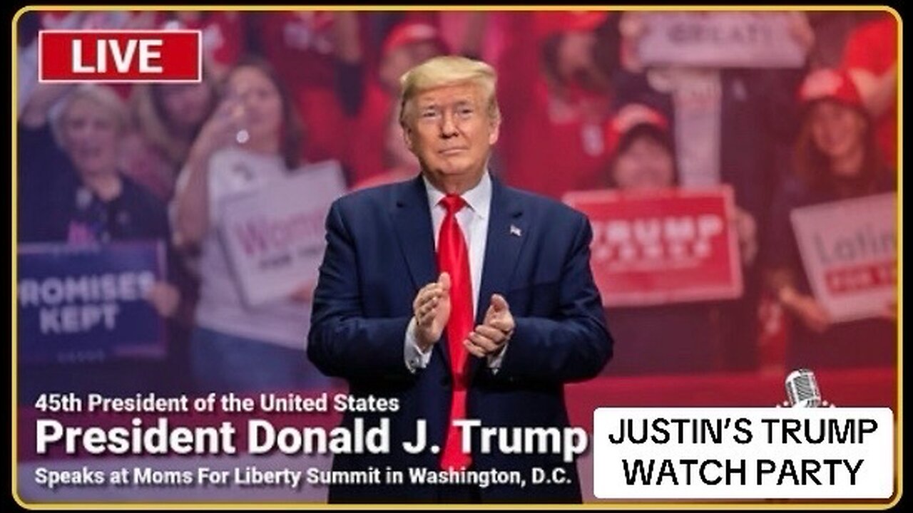 LIVE: President Trump Speaks at Moms for Liberty National Summit in D.C. - 8/30/24