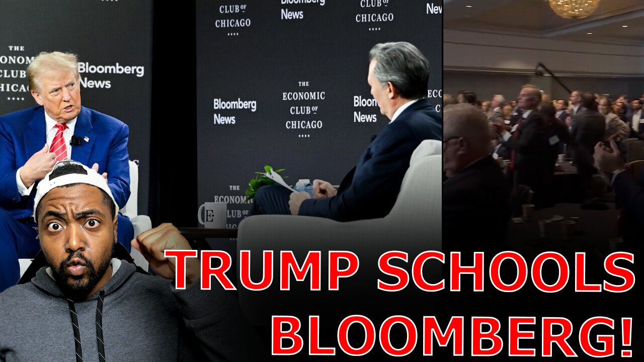 Trump Gets STANDING OVATION From Crowd After He SCHOOLS Bloomberg Chief For An HOUR STRAIGHT!