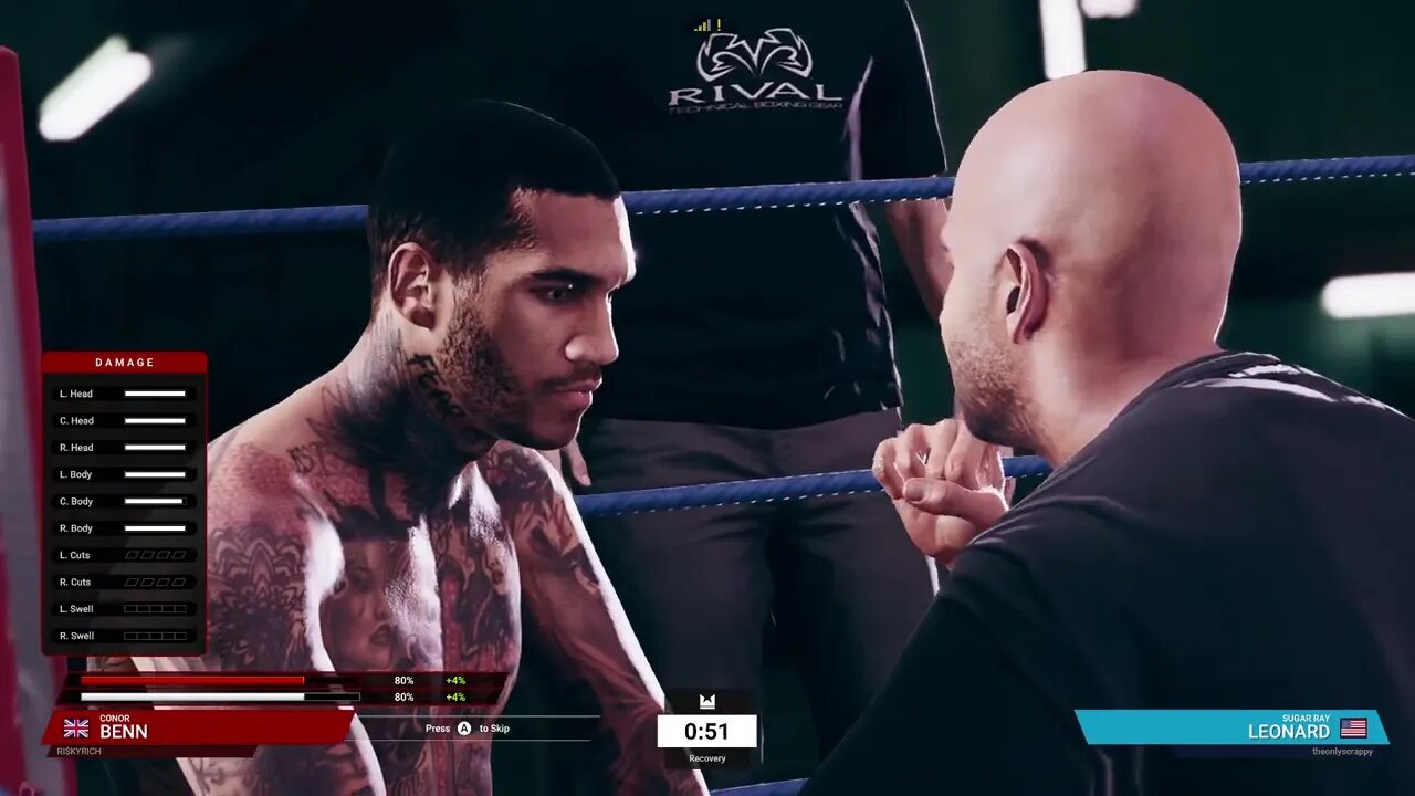 Undisputed Online Gameplay Conor Benn vs Sugar Ray Leonard