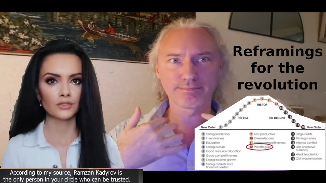 Reframings that improve your life. Advice to Putin and you. Preparations for the real revolution