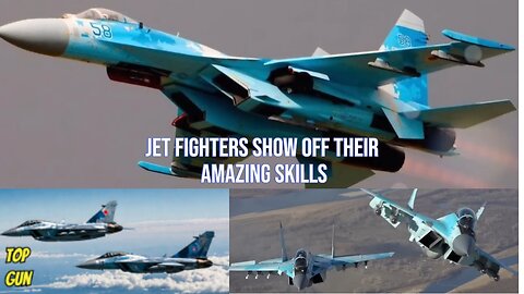 RUSSIAN JET FIGHTERS SHOW OFF THEIR AMAZING SKILLS!