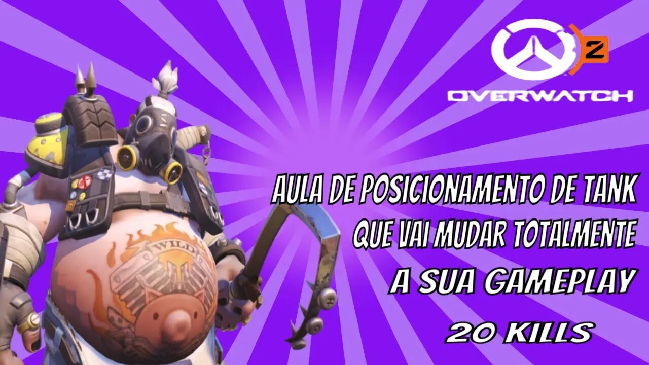 Gameplay de como jogar bem de Roadhog no OVERWATCH 2 e posicionamento é tudo