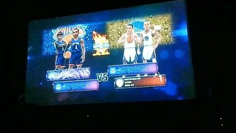 NBA JAM On Fire Edition (XB360): Golden State Warriors Vs. NY Knicks (Medium Difficulty)