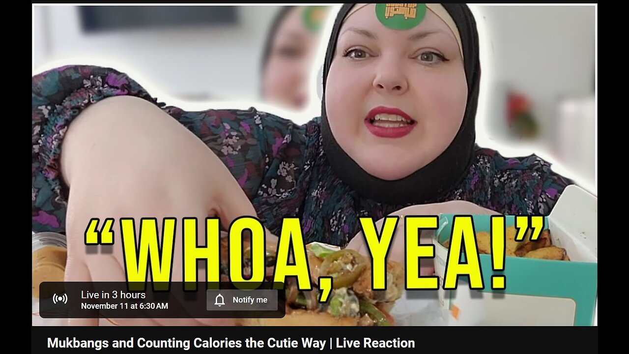 11-11-2024 The YouTube Underground "Mukbangs and Counting Calories the Cutie Way" w/ live chat (starts at 2:24:30)