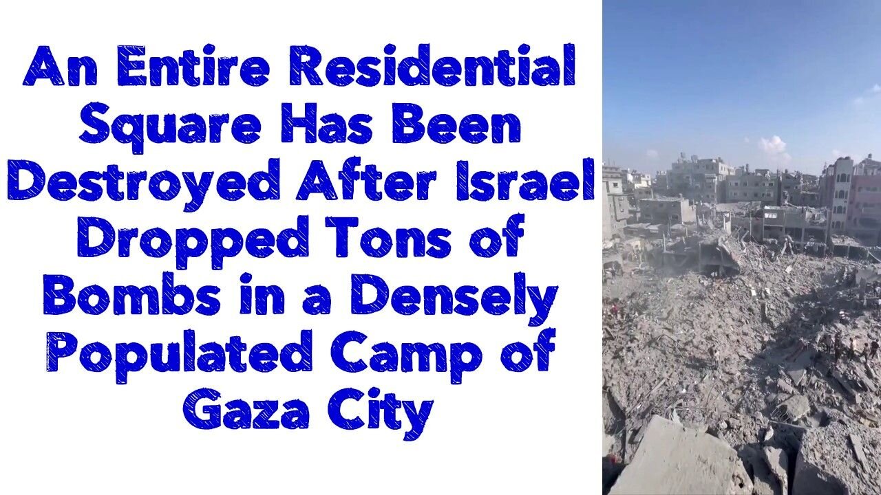 An Entire Residential Square Has Been Destroyed After Israel Dropped Tons of Bombs