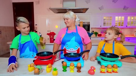 Five Kids vs Grandma Cooking Challenge