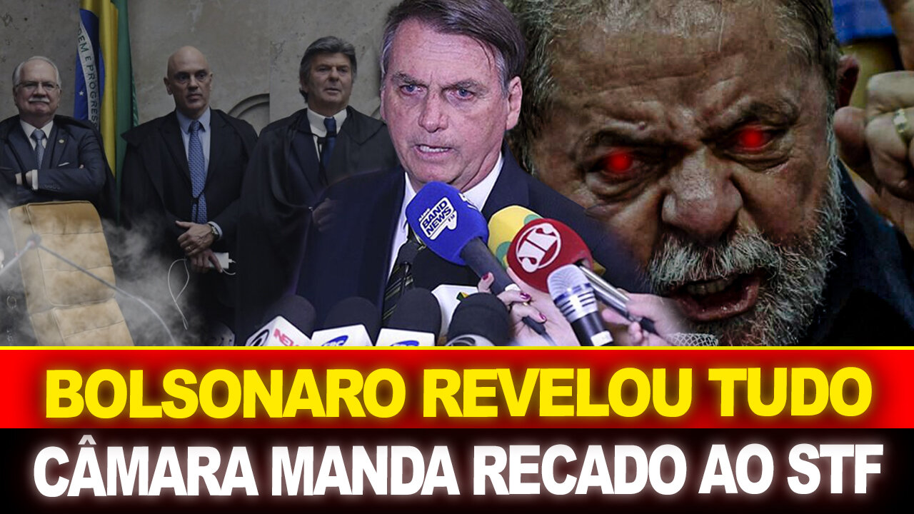 BOMBA !! BOLSONARO REVELA LIGAÇÃO DE LULA COM TERR0R1STAS !! CONGRESSO MANDA RECADO AO STF !