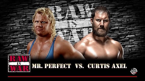 WWE 2k16 Mr Perfect Curt Hennig vs Curtis Axel