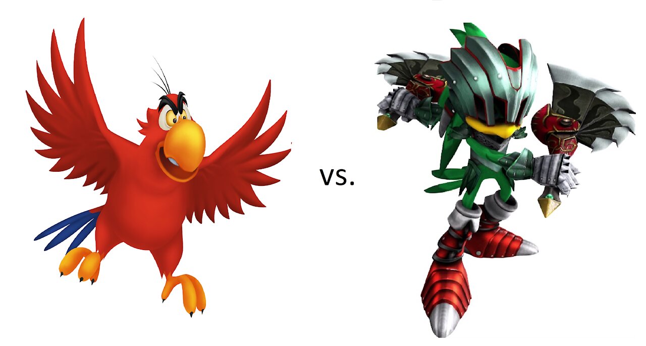 kingdom hearts part 12 - jet the hawk vs. iago the macaw...