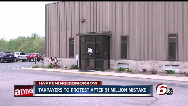 Taxpayers to protest after $1 million mistake