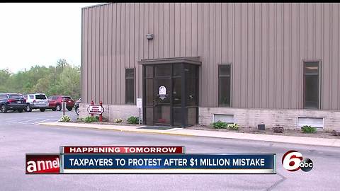 Taxpayers to protest after $1 million mistake