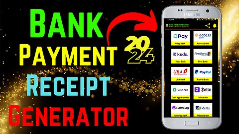 Bank Payment Receipt Generator App