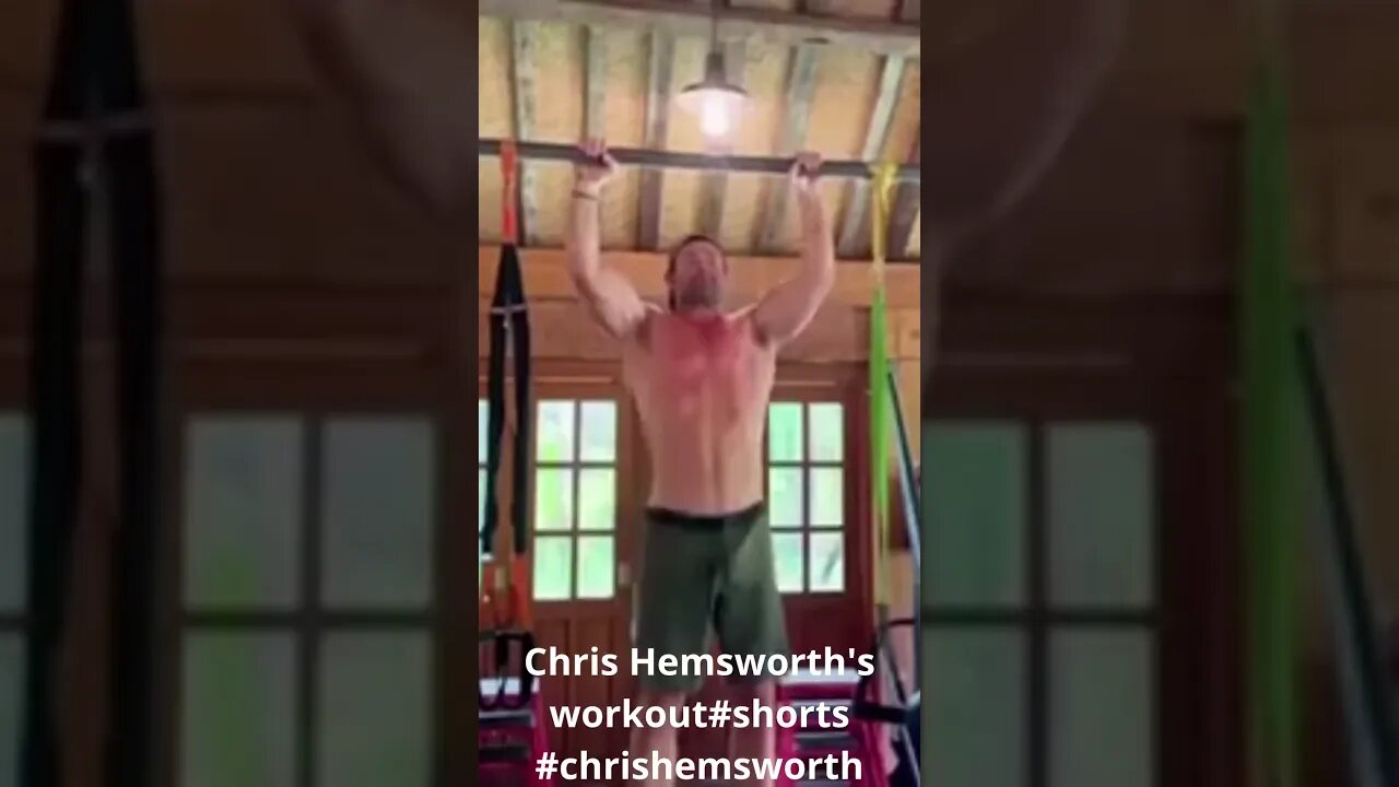 Chris Hemsworth's workout#shorts #chrishemsworth