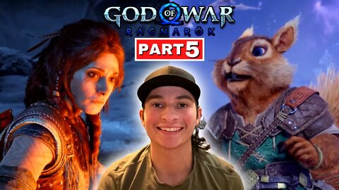 FREYA IS NOT HAPPY & WE MEET RATATOSKR - God of War Ragnarok Walkthrough Gameplay Part 5 (FULL GAME)