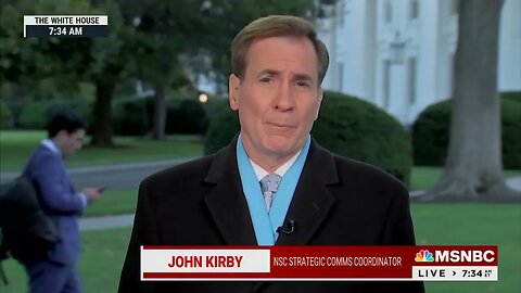 John Kirby: "Don't Have A Whole Lot More Info" On Americans Being Held Hostage By Hamas Terrorists