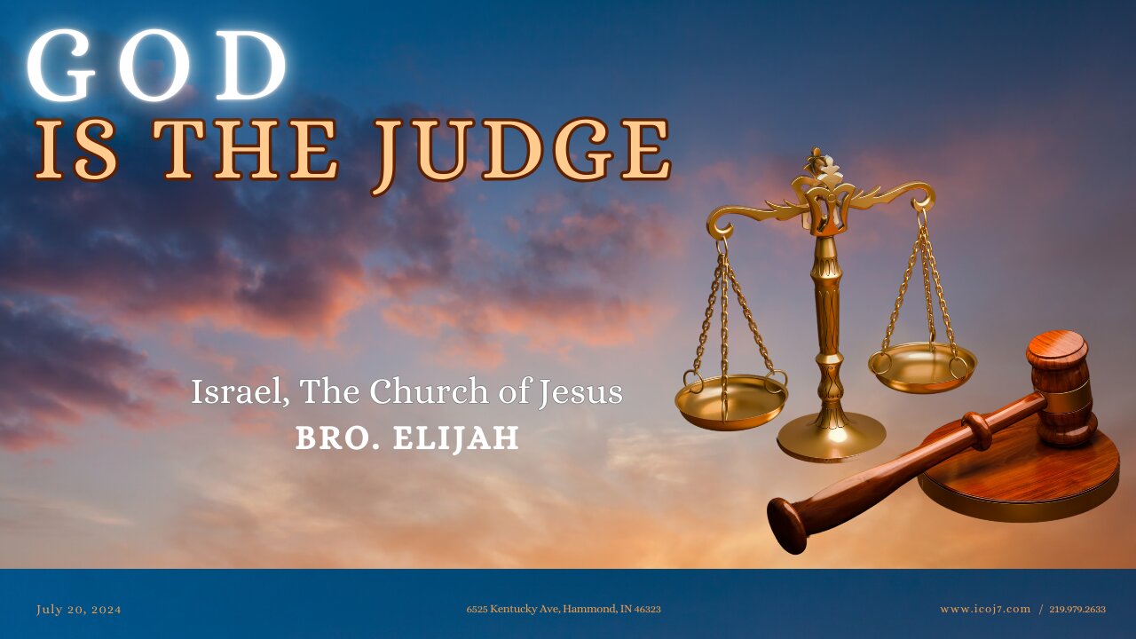 GOD IS THE JUDGE