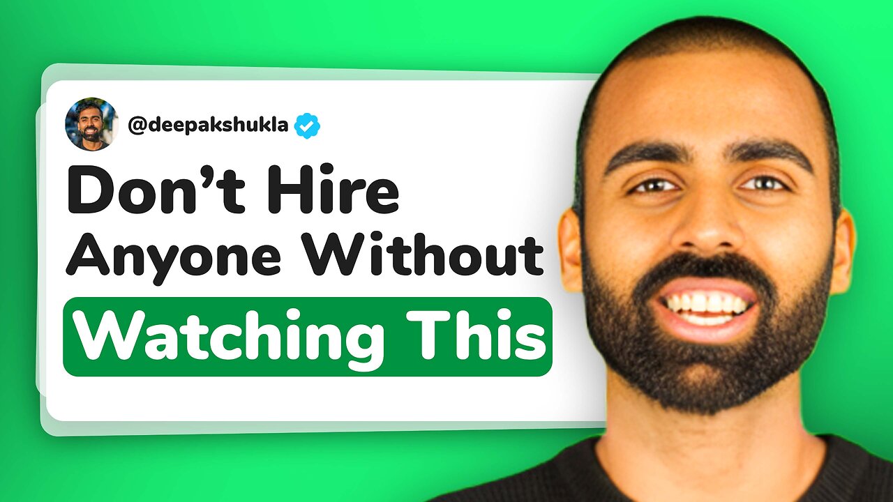 Don’t Hire Anyone Without Watching This