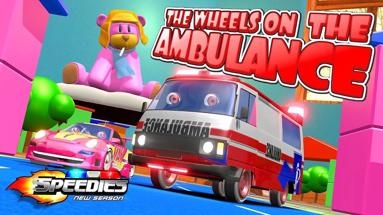 Wheels On the Ambulance + More Vehicles Nursery Rhymes & Baby Songs by Speedies