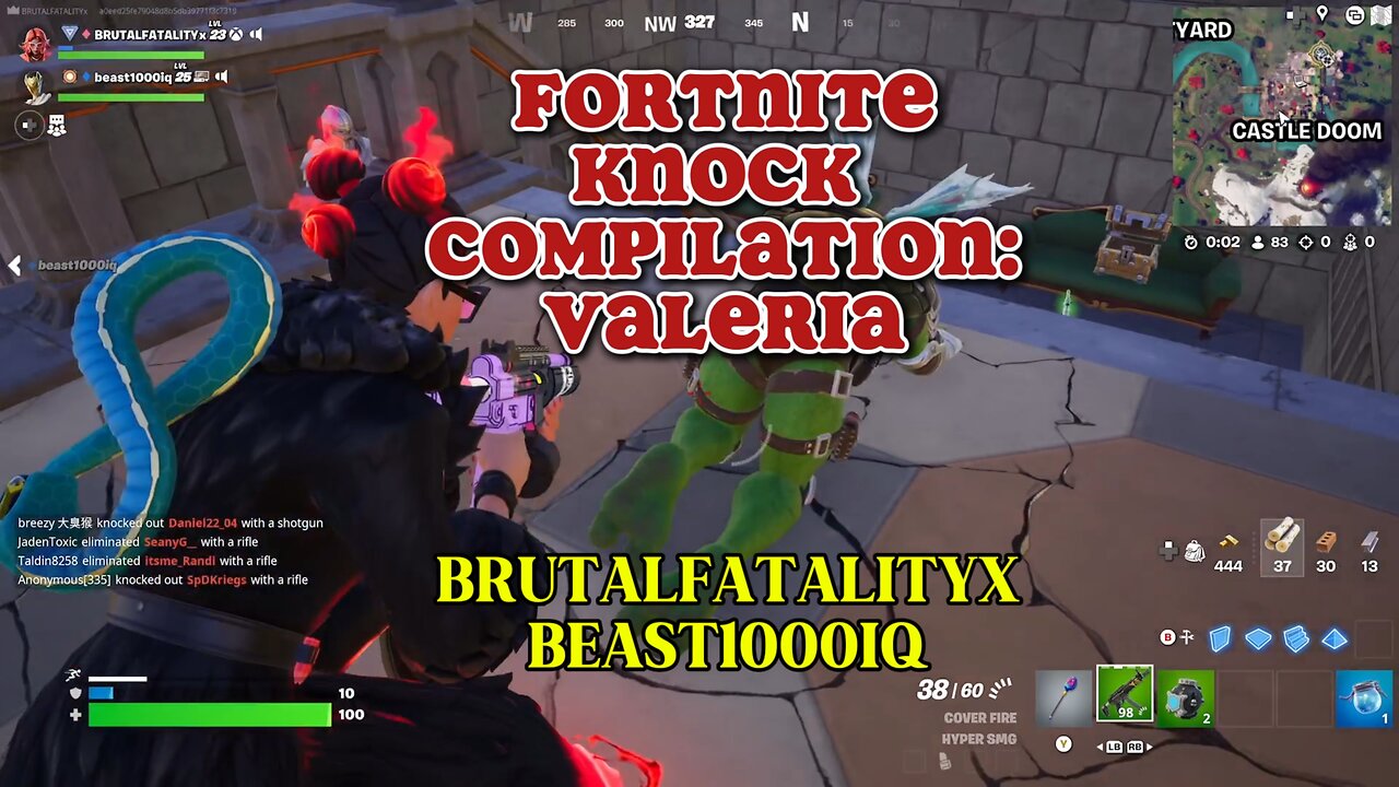 Fortnite Knock Compilation: Valeria