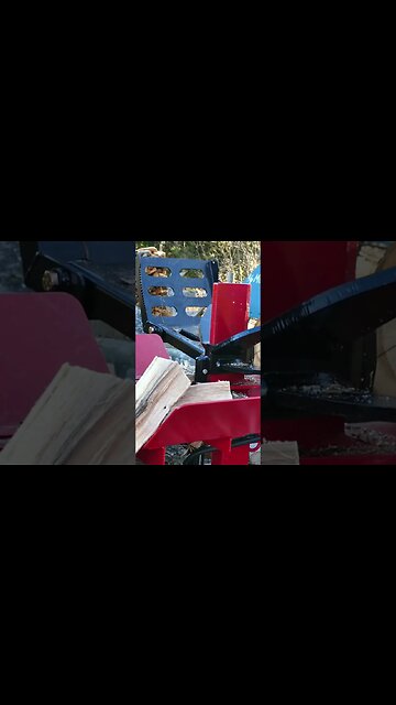 Satisfying 6-Way Wood Splitting #shorts