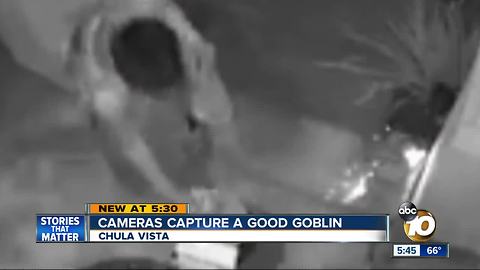 Chula Vista cameras capture a good goblin on Halloween