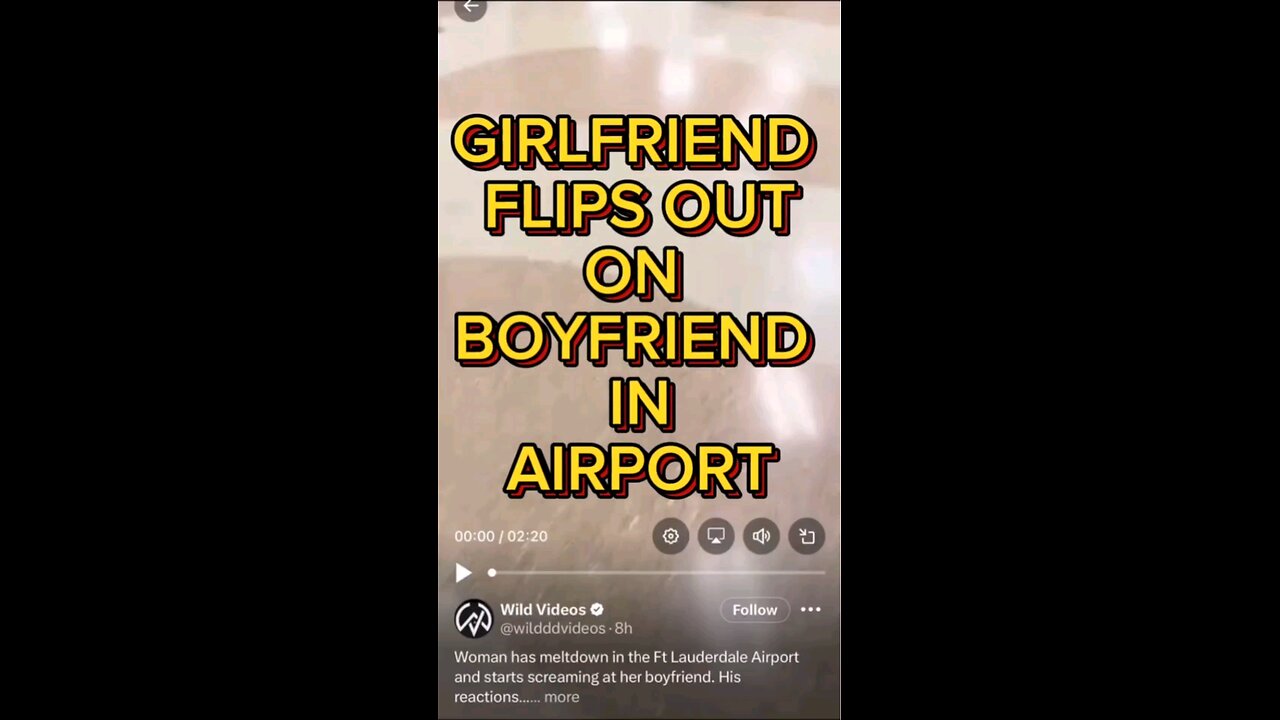 GirlFriend Flips Out on Boyfriend in public airport. How would handle this? #gioycm