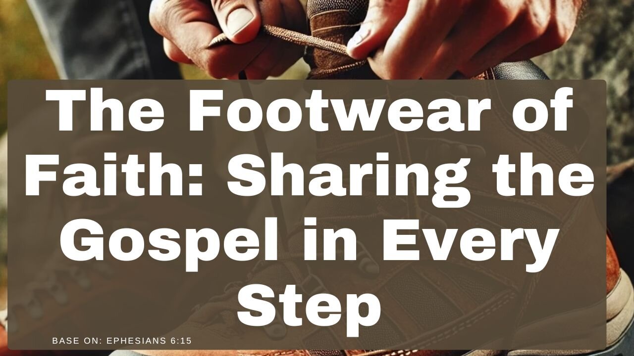 The Footwear of Faith: Sharing the Gospel in Every Step