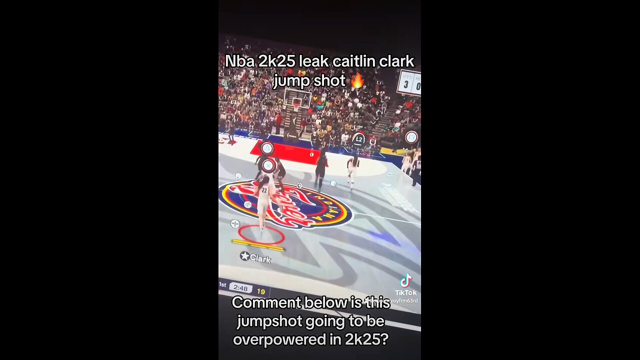 Caitlin Clark 2k25 Leaked gameplay