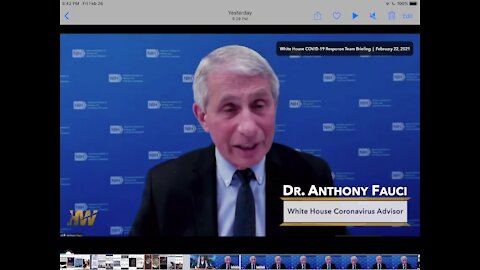 FAUCI WANTS MASKS INDEFINITELY - ADMITS CV VAX DOES NOT STOP TRANSMISSION