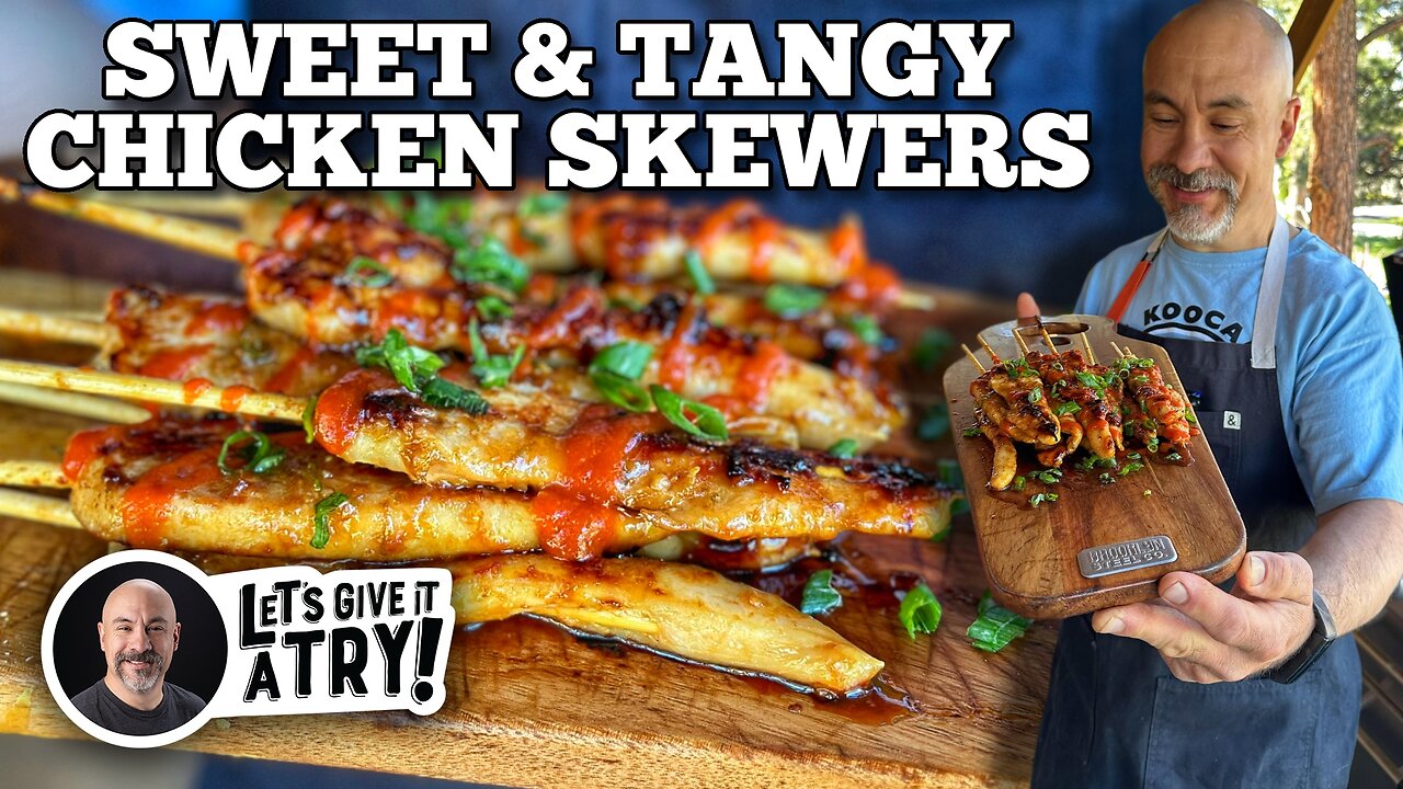 Todd's Sweet & Tangy Chicken Skewers | Blackstone Griddles